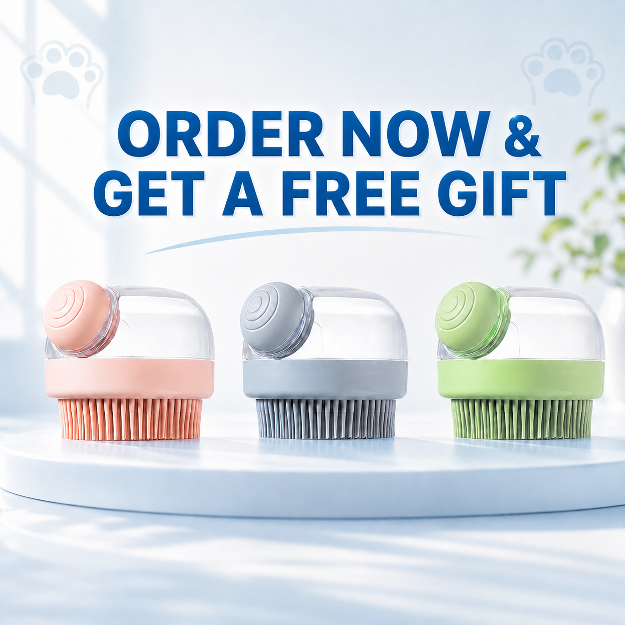 🔥Limited-time offer: Buy One, Get One FREE! 2-in-1 Pet Bath & Massage Brush🔥 Big Sale