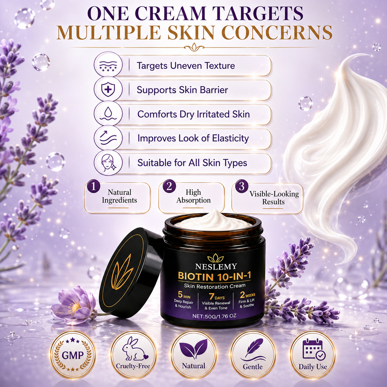 NESLEMY™ Biotin 10-in-1 Skin Restoration Cream Big Sale