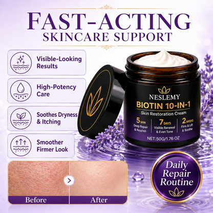 NESLEMY™ Biotin 10-in-1 Skin Restoration Cream Big Sale