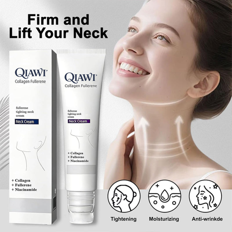 🎁💫(Made in USA)- QIAWI™ Collagen Fullerene Cream, Rolimey Collagen Cream with Collagen Peptides, 2026 New Tighten & Lift Cream for Crepey Skin, Wrinkles and Tightening for Skin Types Big Sale