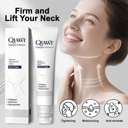 🎁💫(Made in USA)- QIAWI™ Collagen Fullerene Cream, Rolimey Collagen Cream with Collagen Peptides, 2026 New Tighten & Lift Cream for Crepey Skin, Wrinkles and Tightening for Skin Types Big Sale