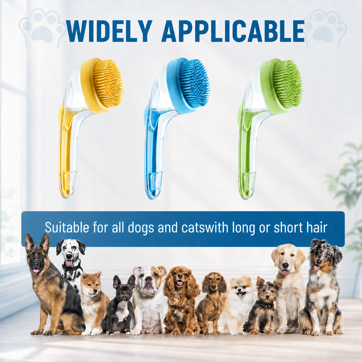 🔥Limited-time offer: Buy One, Get One FREE!  2-in-1 Pet Bath & Massage Brush🔥