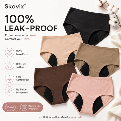 🏥Limited-Time 50% Off |Skavix™ 100% Leak-Proof Underwear