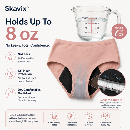 🏥Limited-Time 50% Off |Skavix™ 100% Leak-Proof Underwear